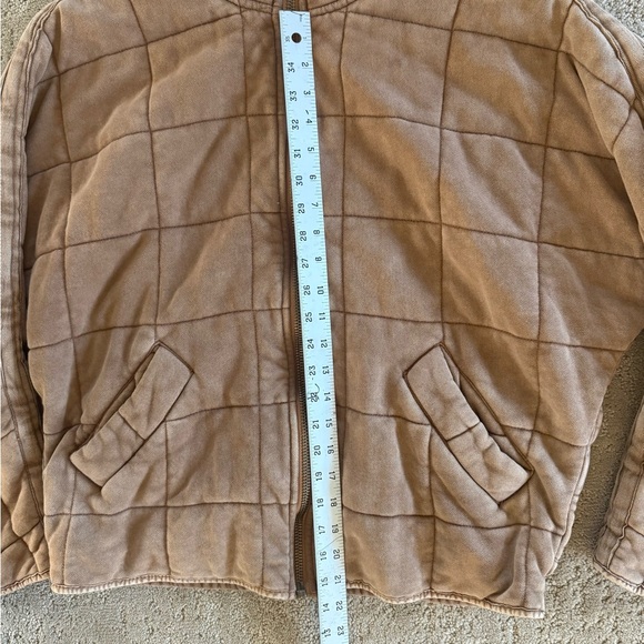 Free People DolmanTan Quilted Jacket - Picture 6 of 9